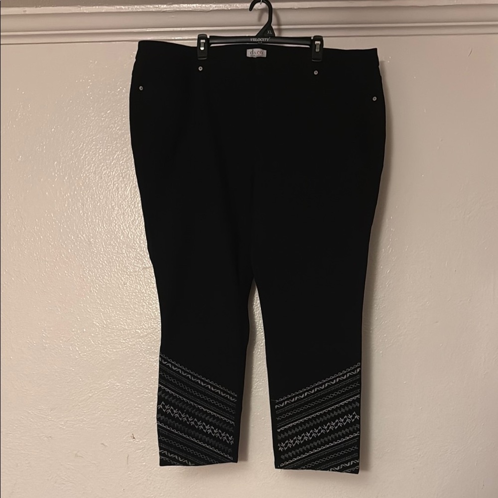 Denim&Co Black Boot Cut Jeans